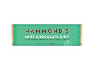 Hammond's Mint Chip Dark Chocolate Bar 2.25oz 12ct